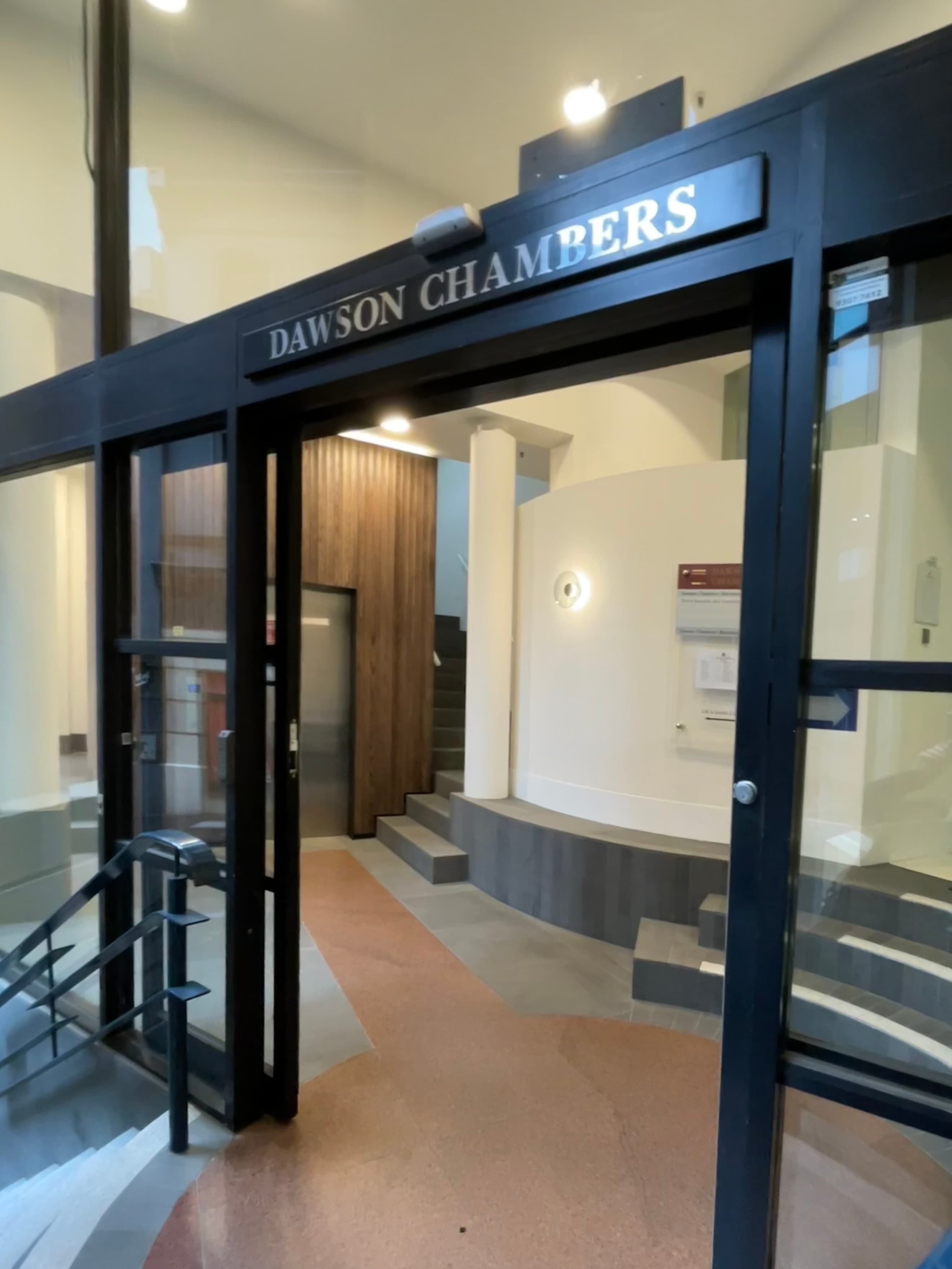 The Entrance, Dawson Chambers